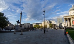 Real image from Trafalgar Square