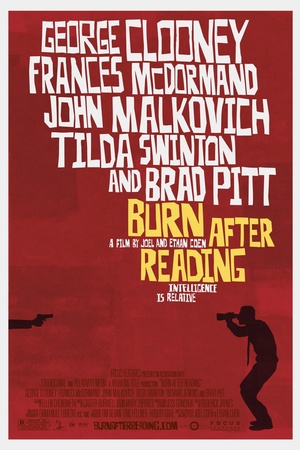 Poster Burn After Reading 2008