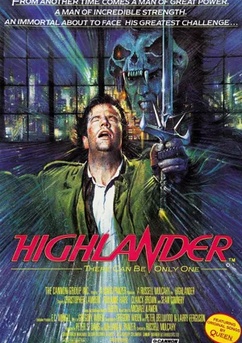 Poster Highlander: O Guerreiro Imortal 1986