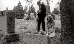 Movie image from Evans City Cemetery