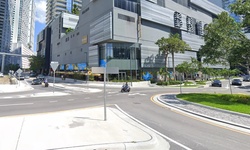 Real image from South Miami Avenue Roundabout