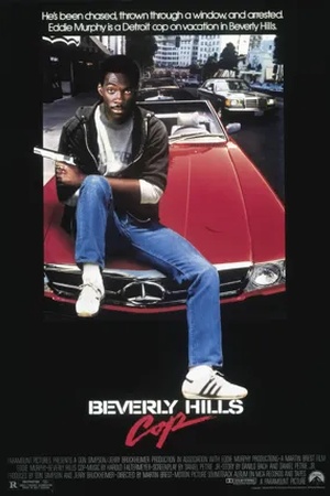  Poster Superdetective en Hollywood 1984