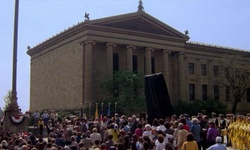 Movie image from The stairs of the Philadelphia Museum of Art