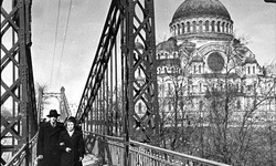 Real image from The bridge in Kronstadt