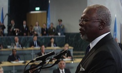 Movie image from U.N. Assembly