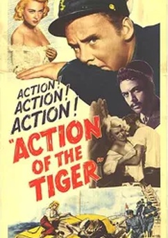 Poster Action of the Tiger 1957