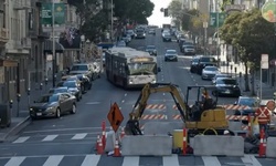 Real image from San Francisco shuttle bus