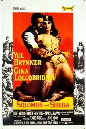 Poster Salomon et la reine de Saba 1959