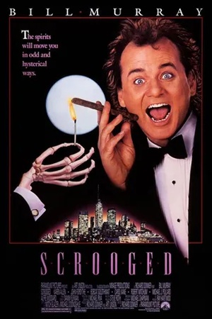 Poster Scrooged 1988