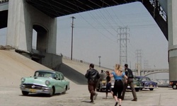 Movie image from Thunder Road (starting line)