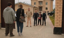 Movie image from Burzyantsev's house