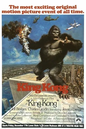 Poster Кинг Конг 1976