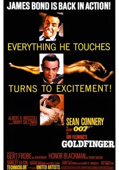 Poster Голдфингер 1964
