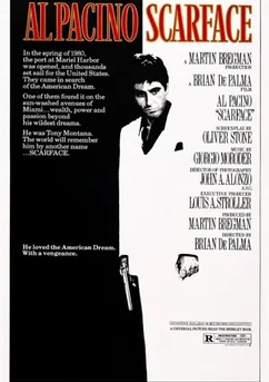 Poster Лицо со шрамом 1983