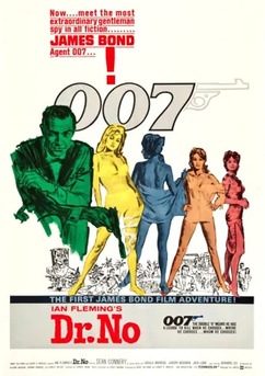 Poster James Bond 007 contre Dr. No 1962