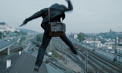 Movie image from Budapest Train Station (rooftop)