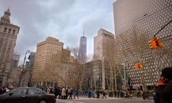 Movie image from Thomas Paine Park / Foley Square