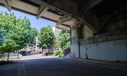 Real image from Alley (under Burrard Bridge)