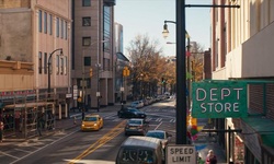 Movie image from Peachtree Street (between M.L.K. & Alabama)