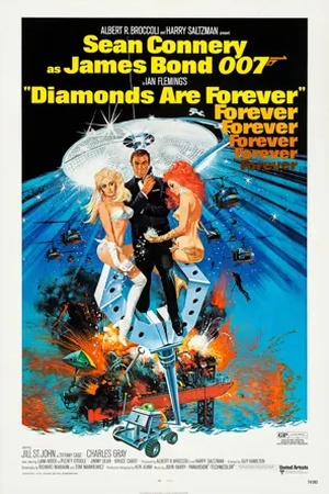 Poster Diamonds Are Forever 1971