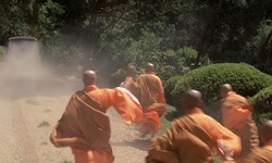 Movie image from Buddhist monastery