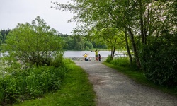 Real image from Deer Lake Dock  (Deer Lake Park)