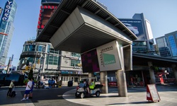 Real image from Yonge-Dundas Square