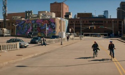 Movie image from Wall Street Southwest (between Pryor & Central)
