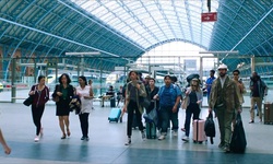 Movie image from St. Pancras Station