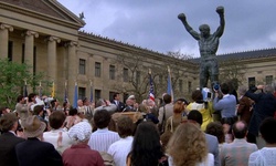 Movie image from The stairs of the Philadelphia Museum of Art