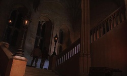 Movie image from Hogwarts (main stairs)