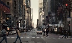 Movie image from New York street