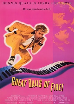 Poster Great Balls of Fire! ou la légende vivante du rock and roll 1989