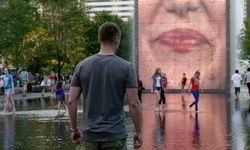 Movie image from Crown Fountain (Parque Millenium)
