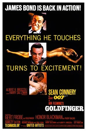  Poster James Bond contra Goldfinger 1964