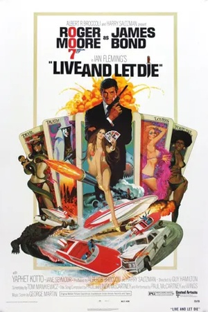 Poster Live and Let Die 1973