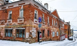 Real image from Street in the town of Tikhvin