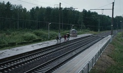 Movie image from Railway station near the village of Topi