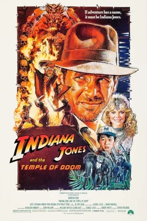 Poster Indiana Jones et le Temple maudit 1984