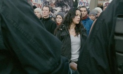 Movie image from Protester and Police Standoff