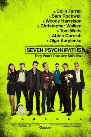  Poster Siete psicópatas 2012