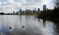 Real image from Lost Lagoon  (Stanley Park)
