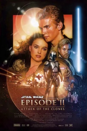  Poster Star Wars. Episodio II: El ataque de los clones 2002