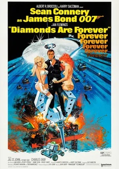 Poster Les diamants sont éternels 1971