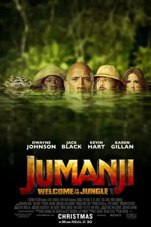 Poster Jumanji : Bienvenue dans la jungle 2017