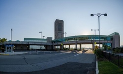 Real image from Rainbow Bridge Canadian Border Crossing