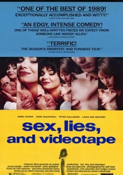 Poster Sexo, Mentiras e Videotape 1989