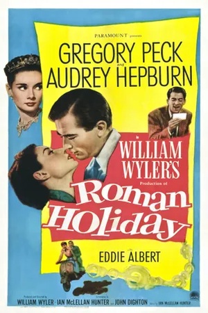 Poster Римские каникулы 1953