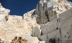 Real image from The quarry in Carrara