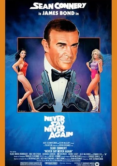 Poster James Bond 007 - Sag niemals nie 1983